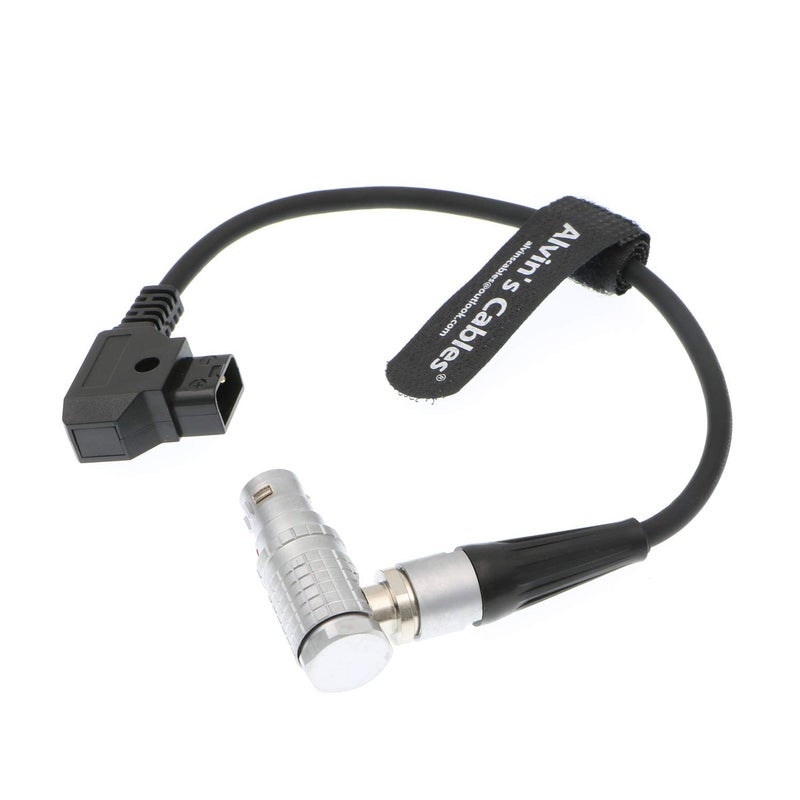 Alvin's Cables كابل الطاقة من ألفين لكاميرا ARRI Alexa Mini 8 بن أنثوي بزاوية صحيحة إلى كابل D-Tap ذكري - Image 4